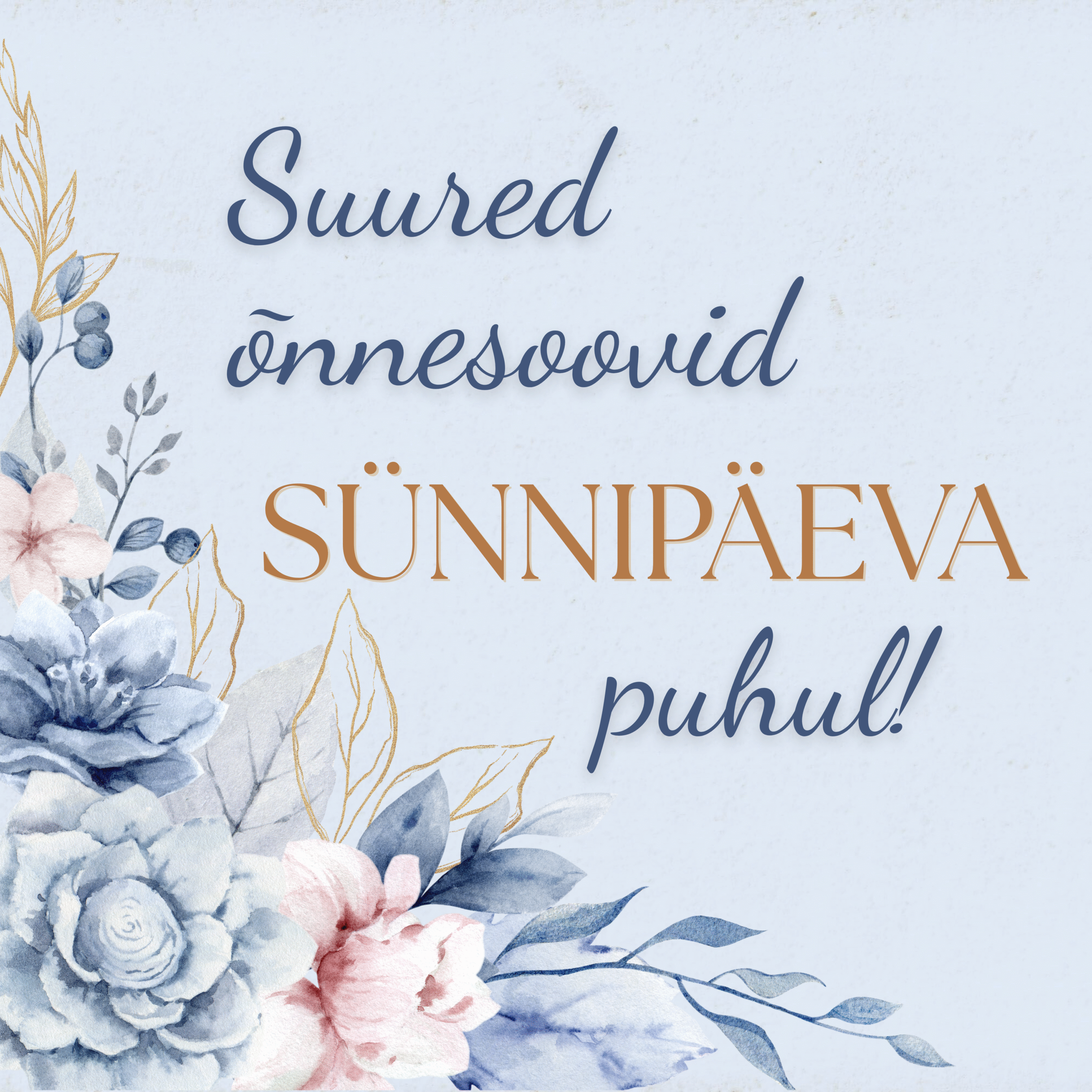 "Suured õnnesoovid...!"